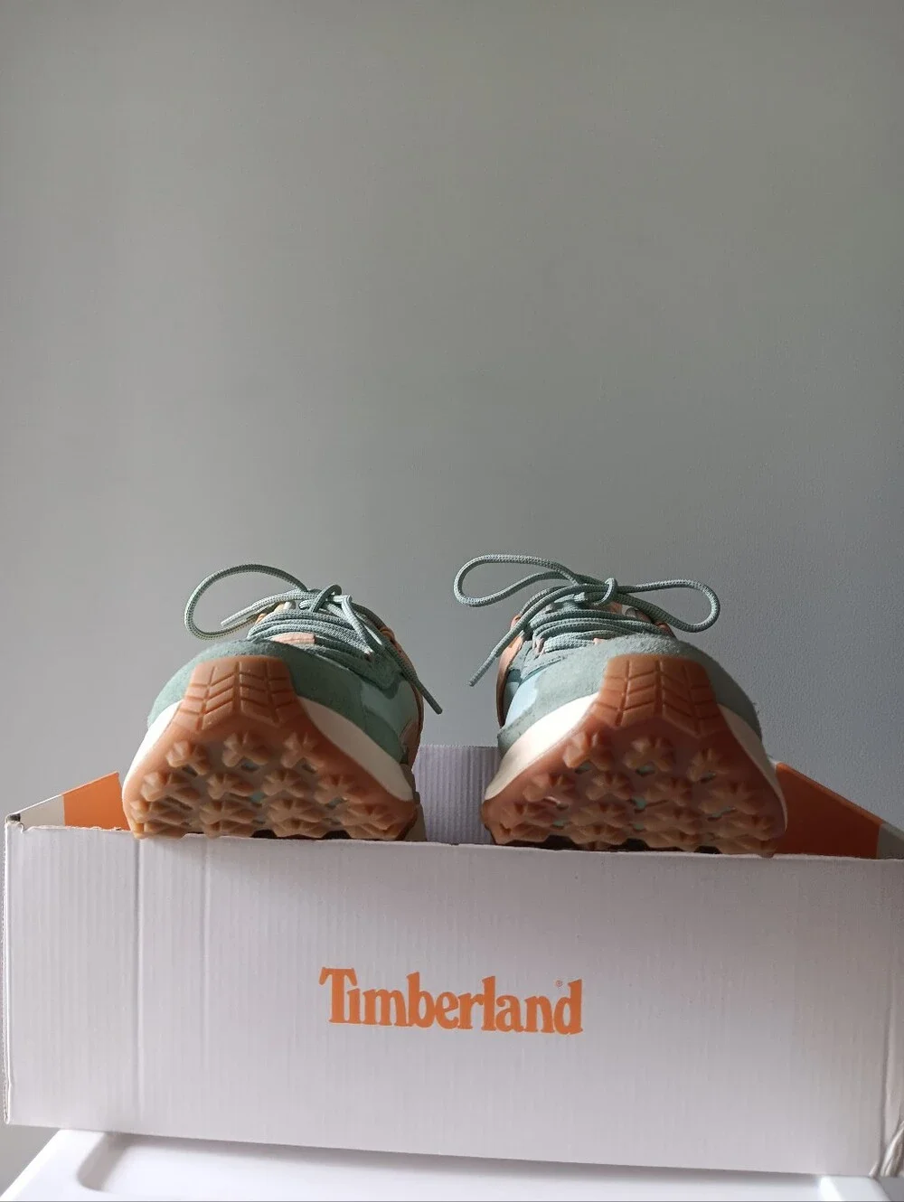 Timberland Waterproof Low Lace-Up Sneakers Motion Access Light Green Size 9.5